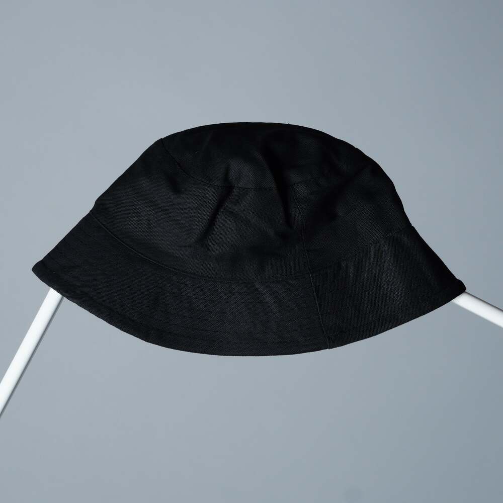 Black Canvas Bucket Hat